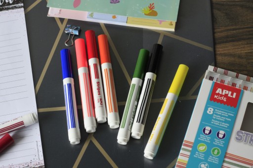 Fixky Apli Kids na vytváranie čiar, 8 farieb
