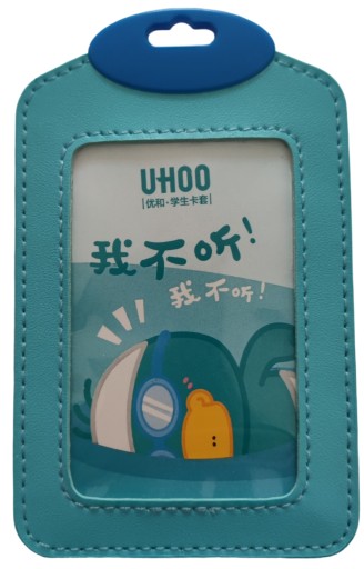 Puzdro na karty Lanyard UHOO 6592 Duck eco vertical Light Blue