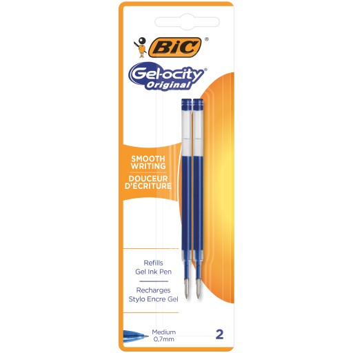 BIC GEL-OCITY ORIGINÁLNE NÁPLNE DO BIC GEL-OCITY PERU 2 KS MODRÁ x 3