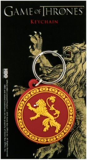 Kľúčenka s levom z Lannisteru z Game of Thrones
