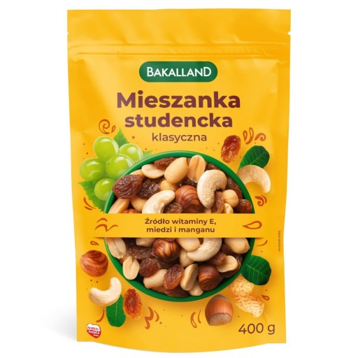 BAKALLAND ŠTUDENTSKÁ ZMES CLASSIC 400G