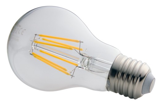 E27 LED ŽIAROVKA FILAMENTOVÁ 8W STUDENÁ BIELE EDISON A60