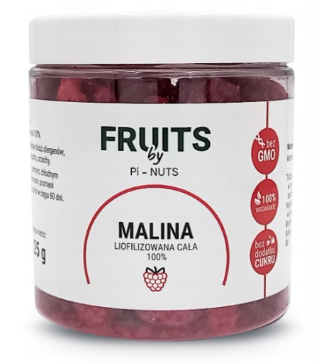 Lyofilizované maliny celé 25g