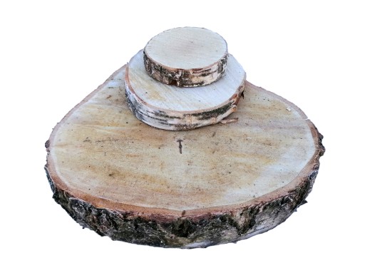 BREZA plátok, drevený kotúč, TOP stolík, 25 cm