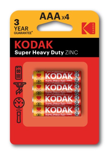 KODAK AAA R3 BATÉRIE NA PRSTY BLISTER A'4 KUSY