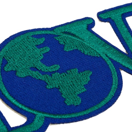 IRON-ON Thermo Patch Love, nápis Earth