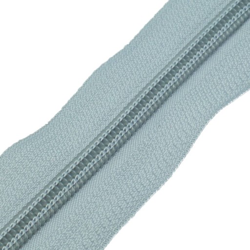 Zipsová páska, sivý zips, farba 336, 1 METER