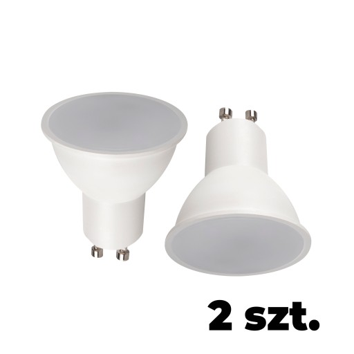 Sada 2x Kanlux-Miledo K LED GU10 6W WW teplá žiarovka