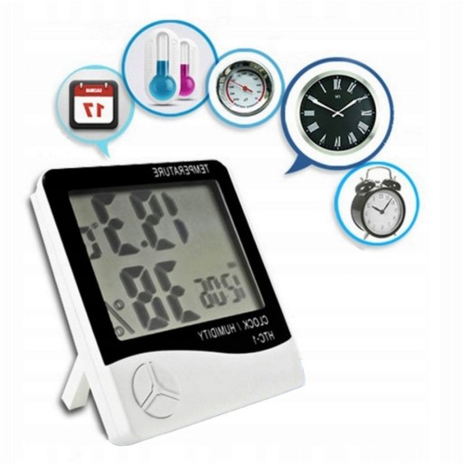 DIGITÁLNY vlhkomer TEPLOMER ELEKTRONICKÁ METEOSTANICA