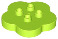 LEGO DUPLO 15515 BRICK 4X4 limetka NOVINKA (10g)