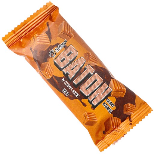 Proteínová tyčinka KruKam Baton Datle, slaný karamel 33g