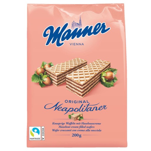 Manner Neapolitaner arašidové oblátky 200g