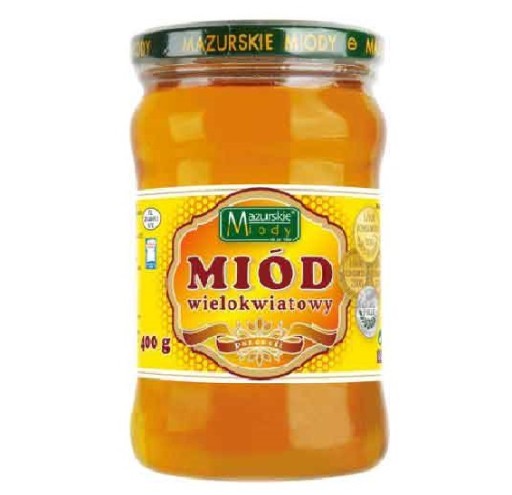 Viackvetový med Mazurskie Miody 400g