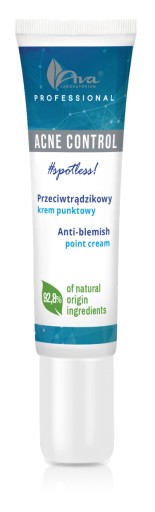 AVA ACNE CONTROL Anti-akné. krém na škvrny 15 ml
