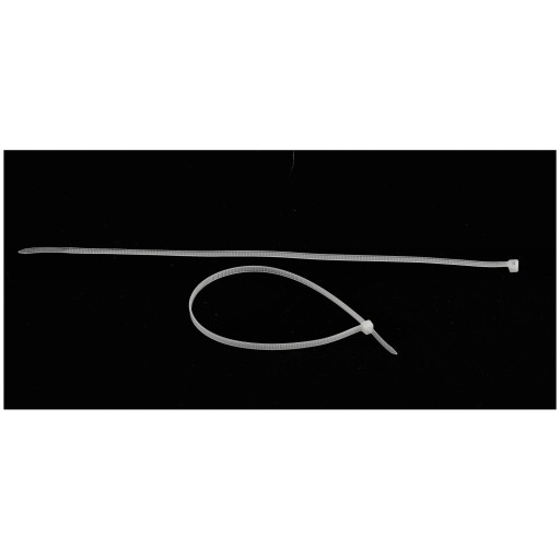 Sťahovacie pásky 4,6x350mm Biele 100 ks