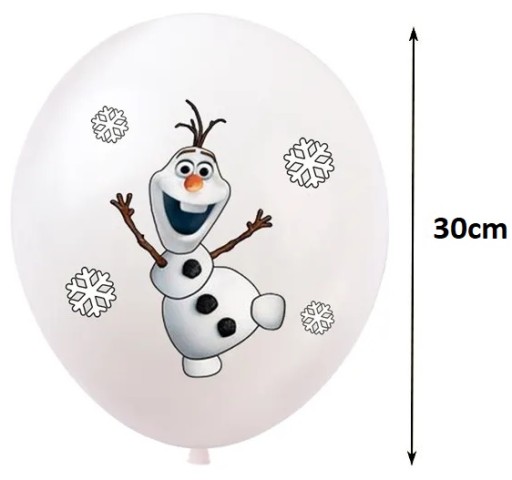 SADA BALÓNOV ELSA FROZEN OLAF FROZEN 6 KS