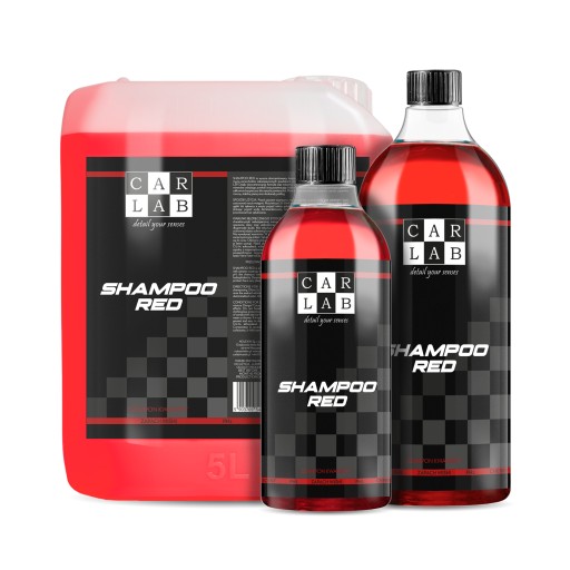 CARLAB SHAMPOO RED 0,5L kyslý autošampón