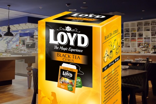 Čierny čaj v obálkach Citrus Horeca pre gastronómiu 20T LOYD