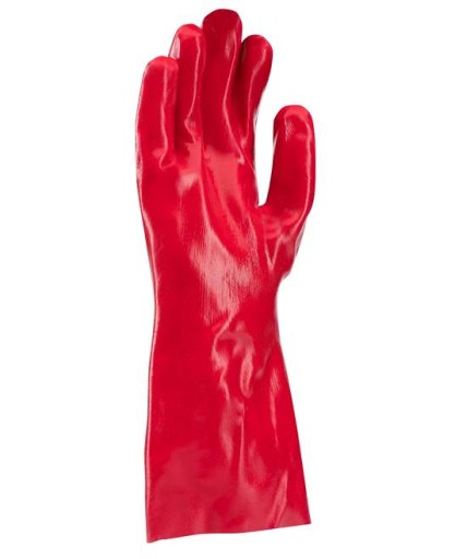 Ochranné rukavice, gumené rukavice z PVC, 35 cm