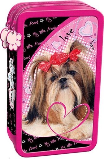 DVOJKOMOROVÁ TAŠKA NA PEŇAZY malý kamarát ShihTzu