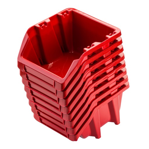 10 skladových kontajnerov 77x92x60 mm dielňa