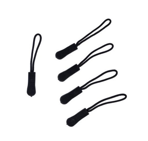 ZIPPER BLACK prívesok na zips, čierny 1860