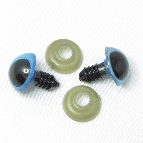Oči Oči bezpečné pre hračky * 2 páry * 10 mm * modrá