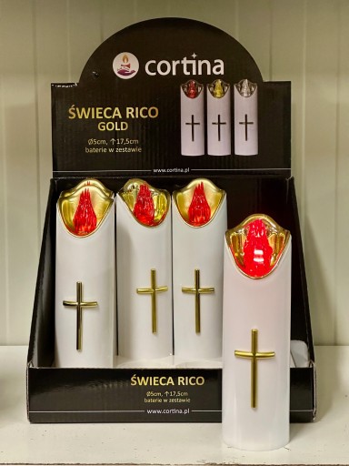 RICO SVIEČKA LED VLOŽKA EFEKT PLAMEŇA 17 cm