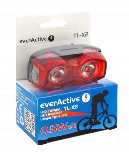 LED LAMPA NA BICYKEL, ZADNÁ, SILNÁ