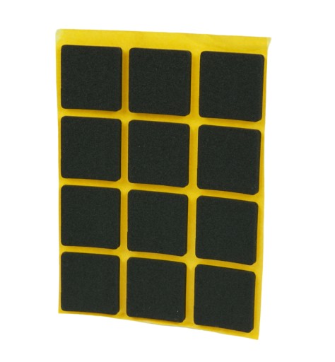25 x 25 mm protišmykové, samolepiace podložky