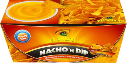 PD Cinema set chilli NACHO & syr DIP El Sabor 175g
