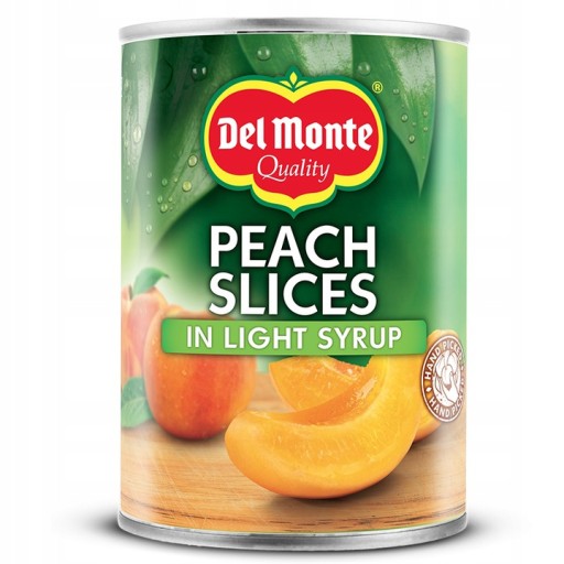 Del Monte Kúsky broskýň v light sirupe 420