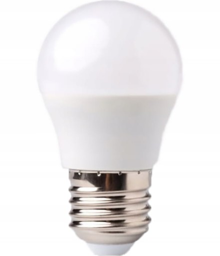 G45 LED E27 guľová žiarovka 8W 3000K TEPLÁ