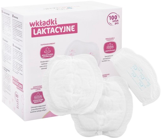 BOCIOLAND SUPER ABSORBENTNÉ LAKTAČNÉ VLOŽKY 100 ks