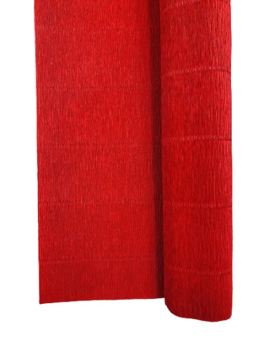 Krepový papier Taliansky krepový 180g hodvábny papier č.580 svetločervený svetločervený