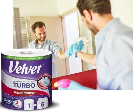 Zamatová papierová utierka TURBO 1 gigaroroll + ZADARMO