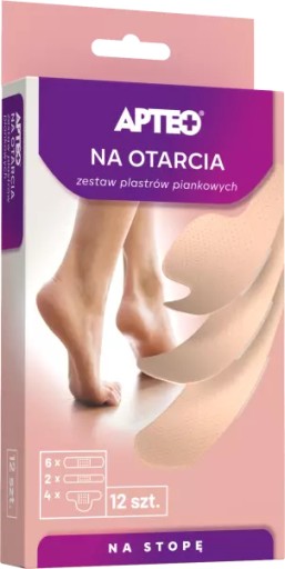 Sada penových náplastí na odreniny, 12 kusov