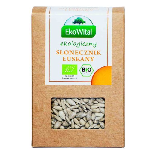 Bio lúpané slnečnicové semienka 180g