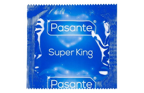 PASANTE SUPER KING SIZE kondómy, väčšia dĺžka a priemer, 10 ks.