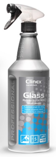 CLINEX Glass 1L PROFESIONÁLNA TEPLINA NA ČISTENIE OKIEN