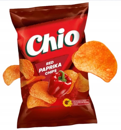 Chio chrumky Red Paprika Paprika Chips Red Paprika 150g Z Nemecka