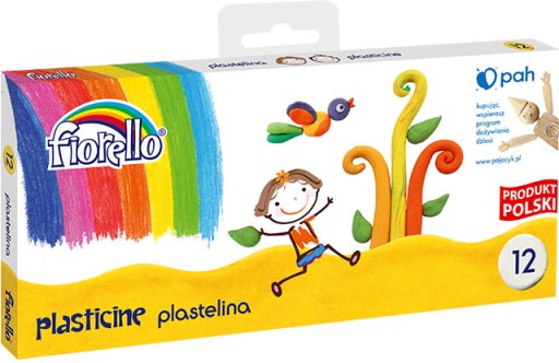 FIORELLO PLASTICINE 12 farieb, neznačkujúce
