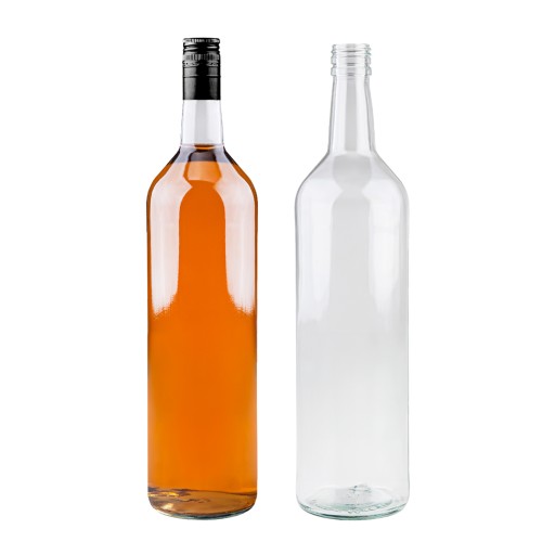 1l fľaša Monopol na vodku, mesiačik, tinktúry, šťavy, likér, whisky s uzáverom