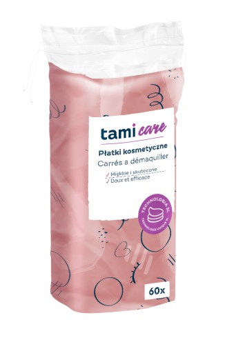 Tami štvorcové odličovacie tampóny 60 kusov