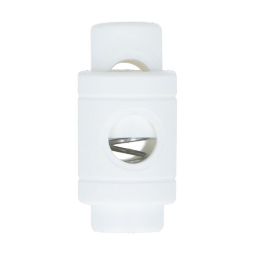 Koniec šnúrky STOPPER regulátor BIELY
