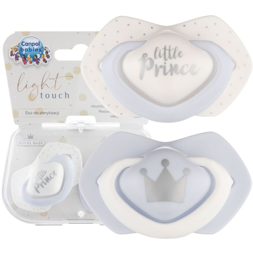 CANPOL SYMMETRICAL ROYAL BABY Cumlík 6-18m + PUZDRO