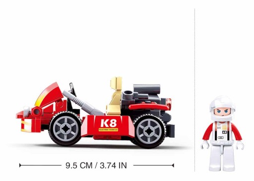 Sluban Town GOKART 5171 blokov