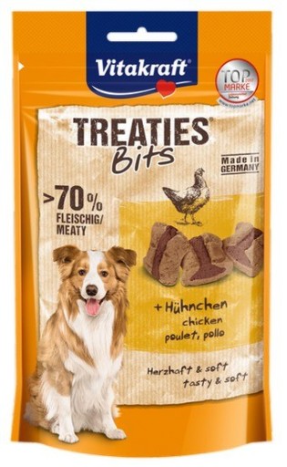 Vitakraft Treaties Bits 120g s kuracím mäsom