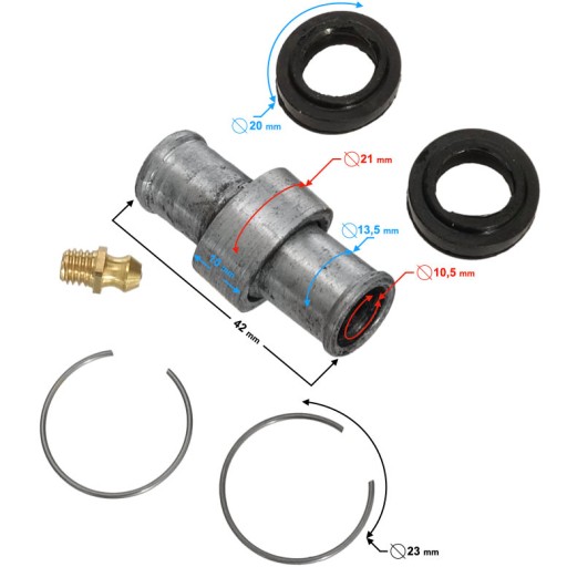 BUSHING, CONTROL ARM BUSHING, predná ATV Quad Bashan KPL