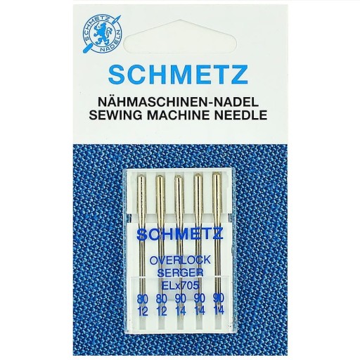 Schmetz ELx705 VZS ihly mix pre domáce coverlocky